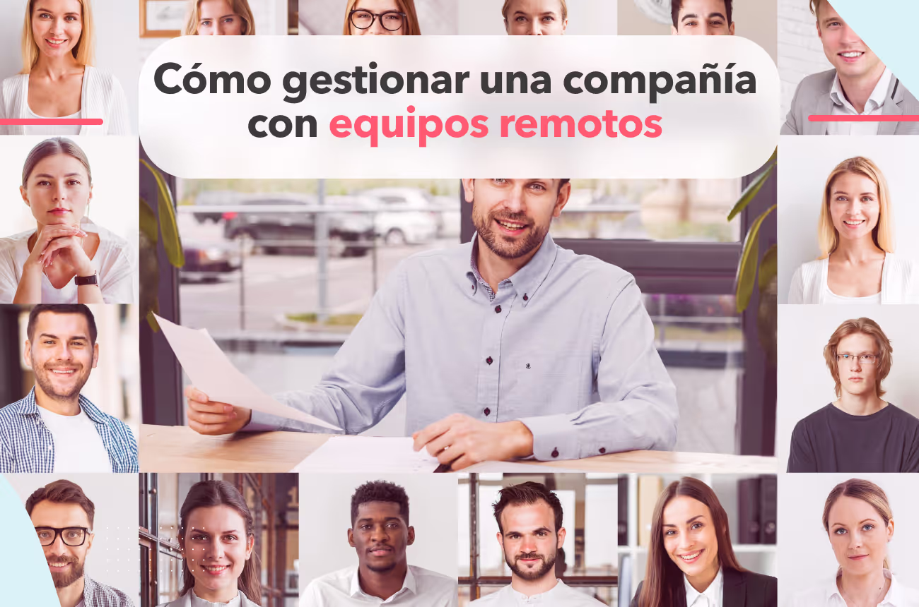 company manager with remote teams